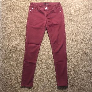 Tinseltown Maroon Jeggings